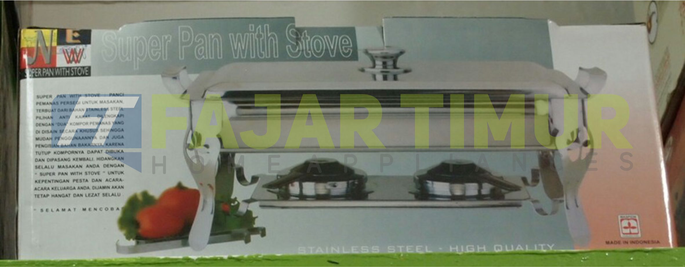 Jual Pan with stove Maspion pemanas makanan stainless steel Source · PRODUK LAINNYA